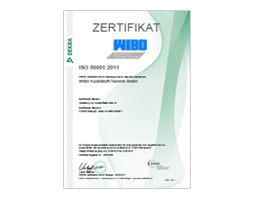 ISO Zertifikat der WIBO Kunststofftechnik GmbH